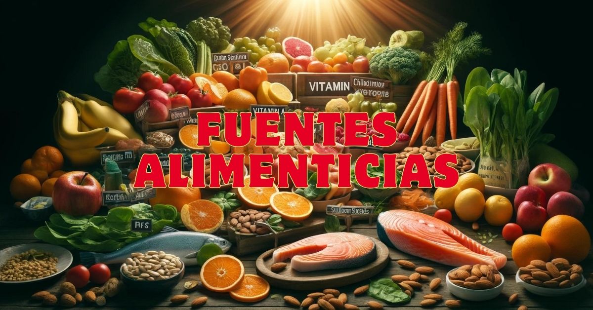 fuentes alimenticias que tengan vitaminas